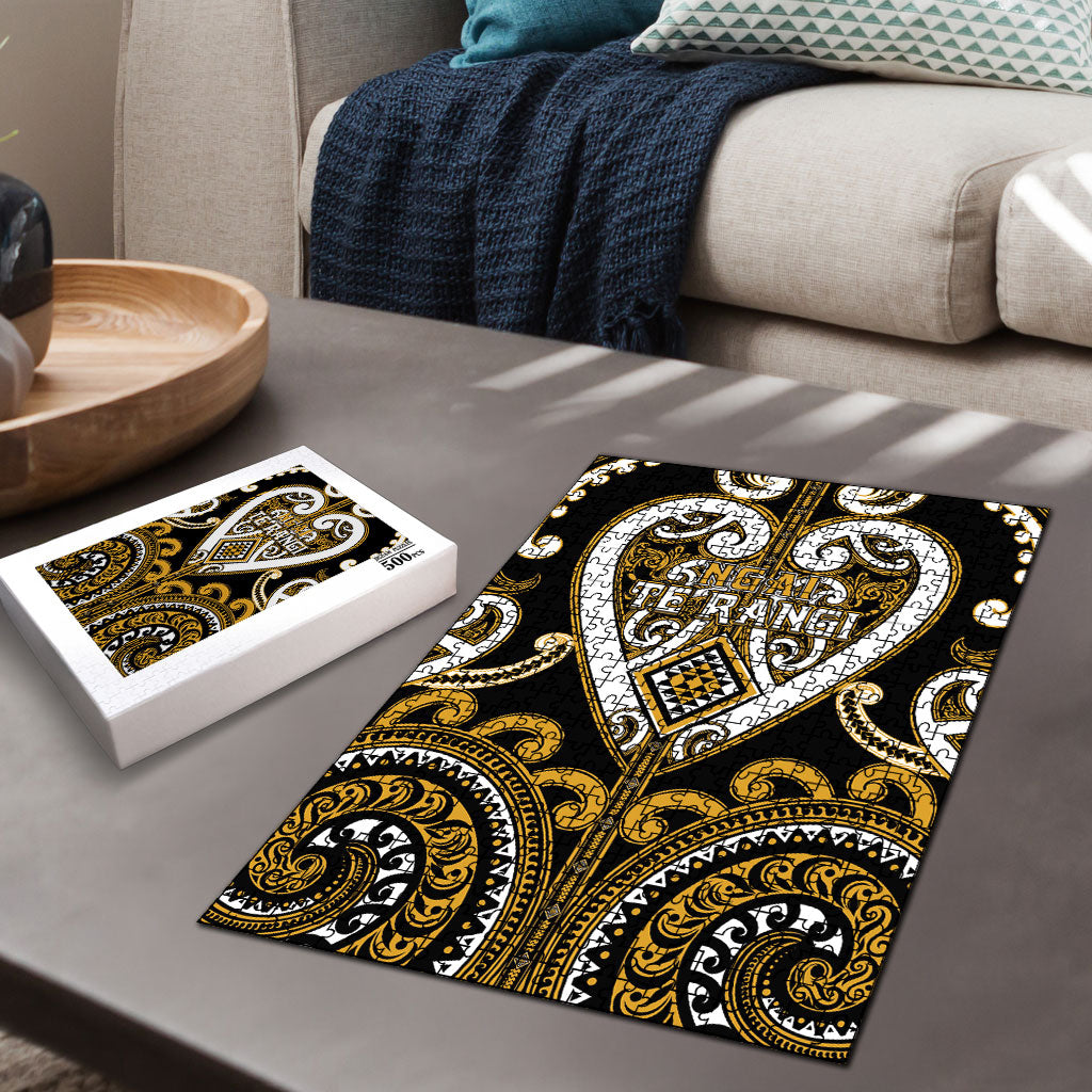 Aotearoa Ngai Te Rangi Puzzle Maori Tribal Pattern