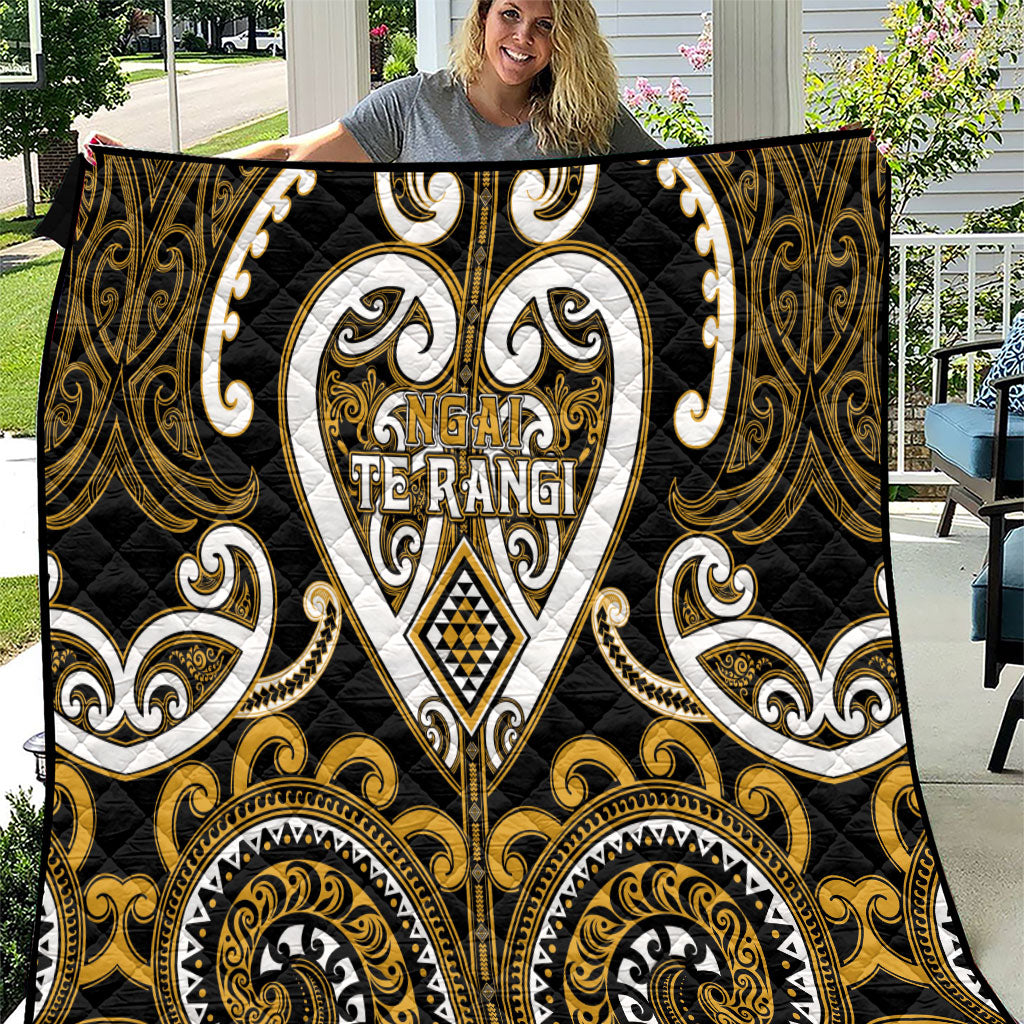 Aotearoa Ngai Te Rangi Quilt Maori Tribal Pattern