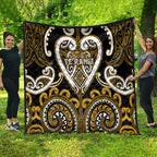 Aotearoa Ngai Te Rangi Quilt Maori Tribal Pattern