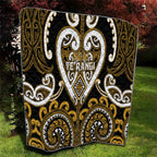 Aotearoa Ngai Te Rangi Quilt Maori Tribal Pattern