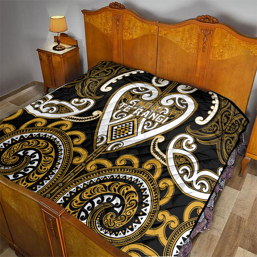Aotearoa Ngai Te Rangi Quilt Maori Tribal Pattern
