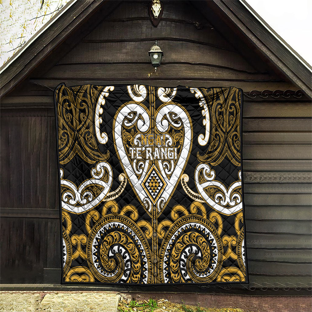 Aotearoa Ngai Te Rangi Quilt Maori Tribal Pattern