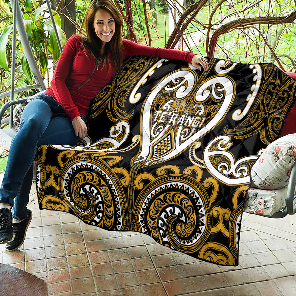 Aotearoa Ngai Te Rangi Quilt Maori Tribal Pattern