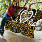 Aotearoa Ngai Te Rangi Quilt Maori Tribal Pattern