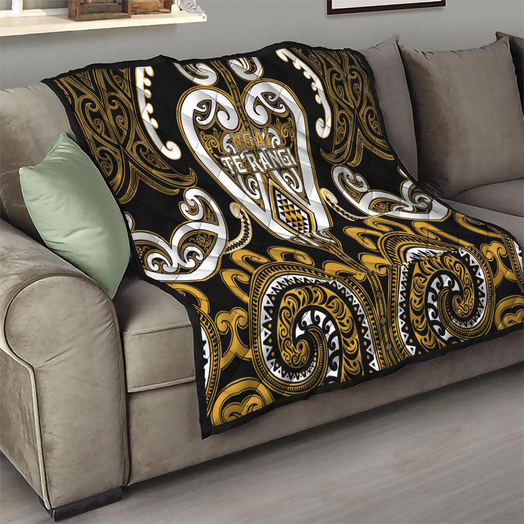 Aotearoa Ngai Te Rangi Quilt Maori Tribal Pattern