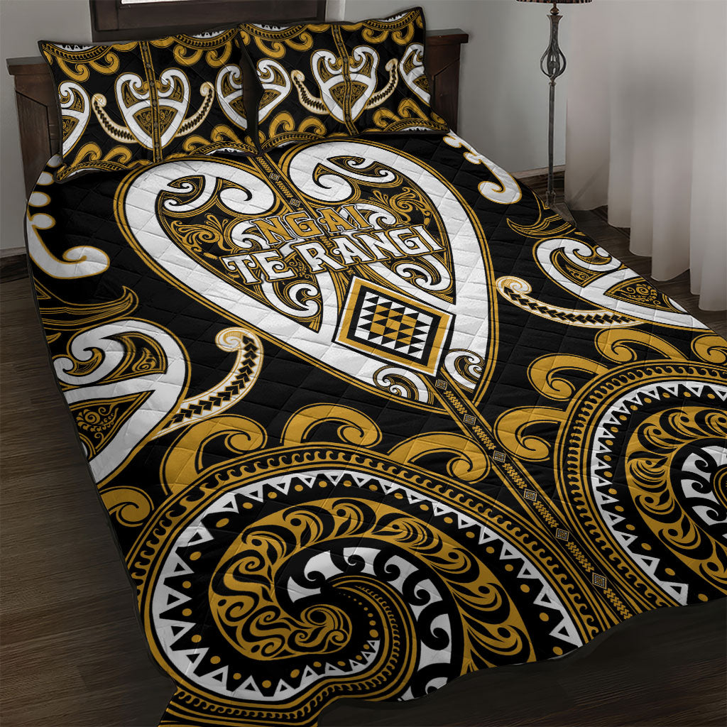 Aotearoa Ngai Te Rangi Quilt Bed Set Maori Tribal Pattern