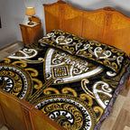 Aotearoa Ngai Te Rangi Quilt Bed Set Maori Tribal Pattern
