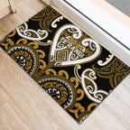 Aotearoa Ngai Te Rangi Rubber Doormat Maori Tribal Pattern