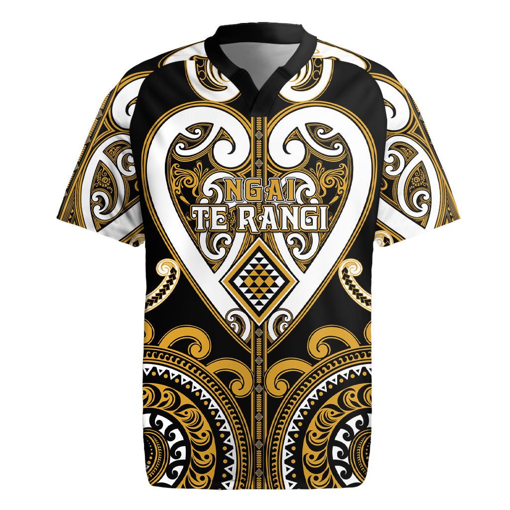 Custom Aotearoa Ngai Te Rangi Rugby Jersey Maori Tribal Pattern