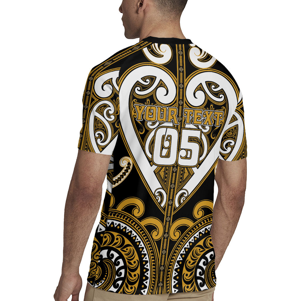 Custom Aotearoa Ngai Te Rangi Rugby Jersey Maori Tribal Pattern