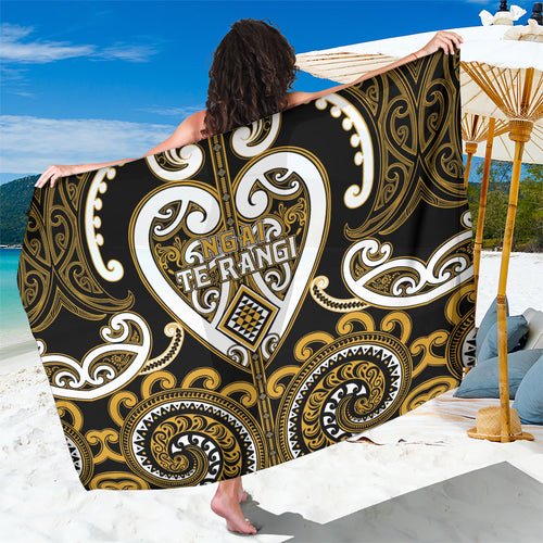 Aotearoa Ngai Te Rangi Sarong Maori Tribal Pattern
