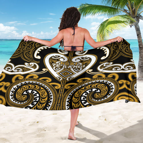 Aotearoa Ngai Te Rangi Sarong Maori Tribal Pattern
