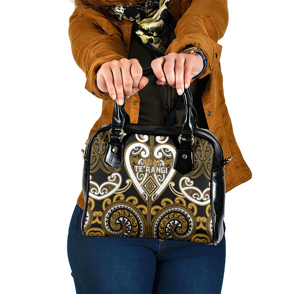 Aotearoa Ngai Te Rangi Shoulder Handbag Maori Tribal Pattern