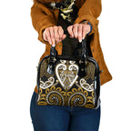 Aotearoa Ngai Te Rangi Shoulder Handbag Maori Tribal Pattern