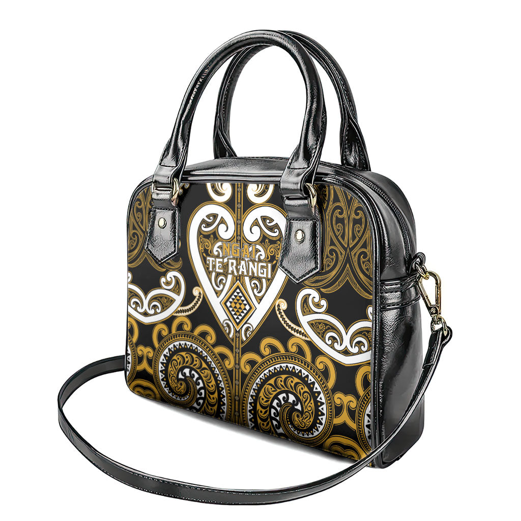 Aotearoa Ngai Te Rangi Shoulder Handbag Maori Tribal Pattern