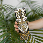 Custom Aotearoa Ngai Te Rangi Skinny Tumbler Maori Tribal Pattern