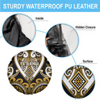 Aotearoa Ngai Te Rangi Spare Tire Cover Maori Tribal Pattern