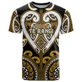 Custom Aotearoa Ngai Te Rangi T Shirt Maori Tribal Pattern
