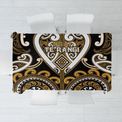Aotearoa Ngai Te Rangi Tablecloth Maori Tribal Pattern