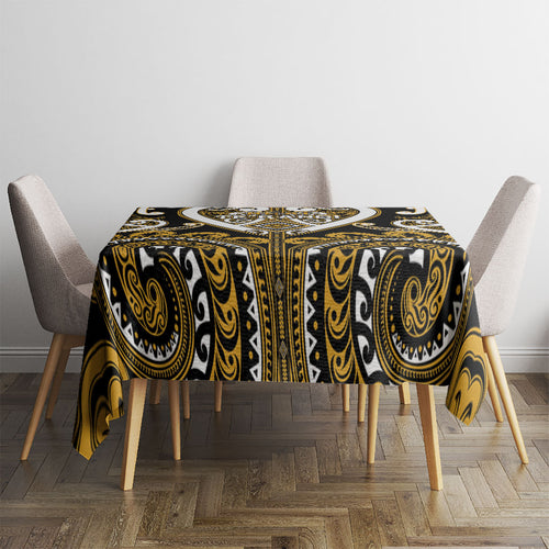 Aotearoa Ngai Te Rangi Tablecloth Maori Tribal Pattern