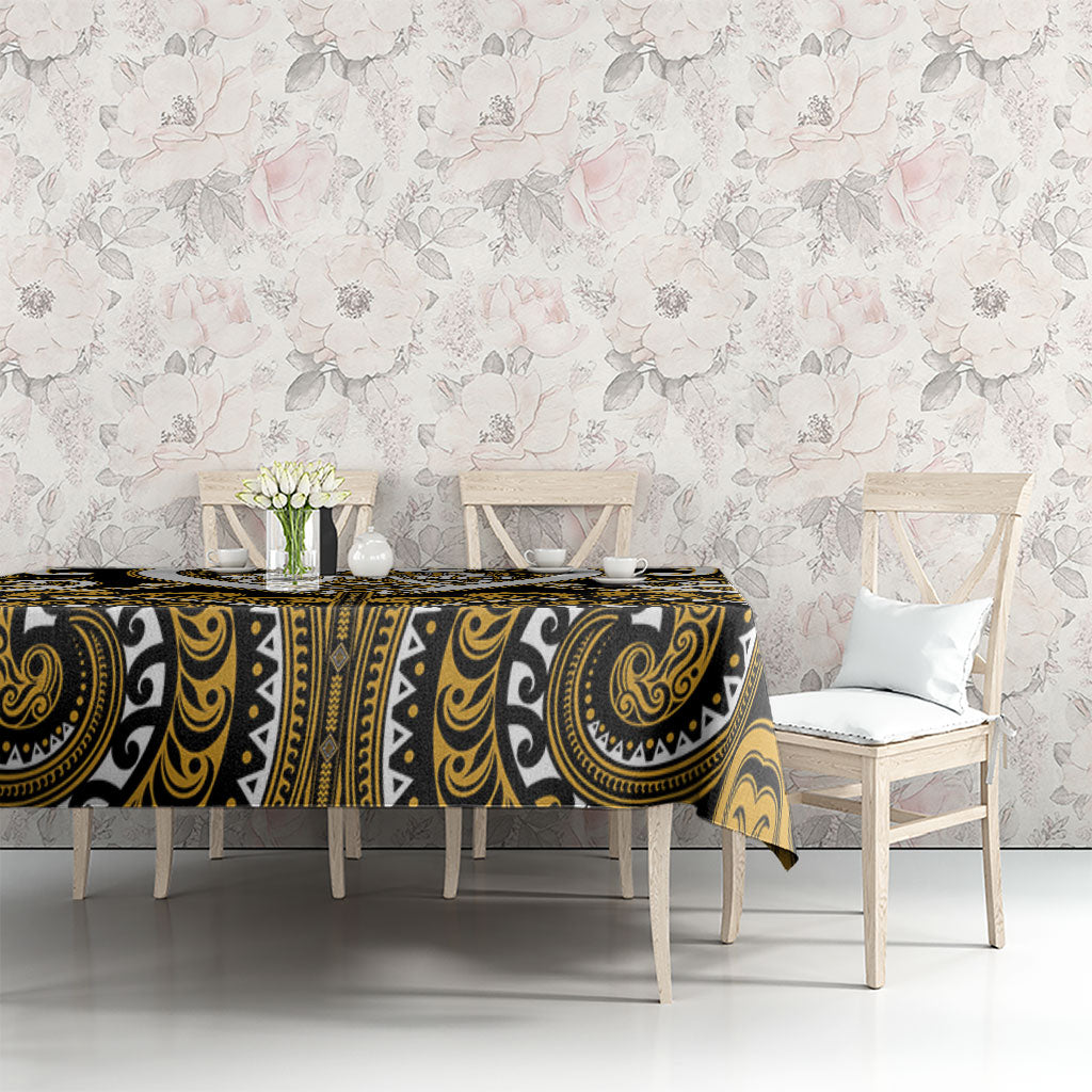 Aotearoa Ngai Te Rangi Tablecloth Maori Tribal Pattern