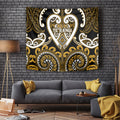 Aotearoa Ngai Te Rangi Tapestry Maori Tribal Pattern
