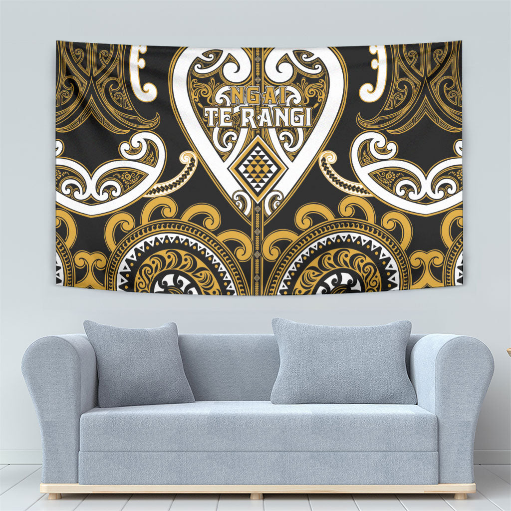 Aotearoa Ngai Te Rangi Tapestry Maori Tribal Pattern