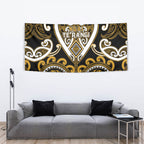 Aotearoa Ngai Te Rangi Tapestry Maori Tribal Pattern