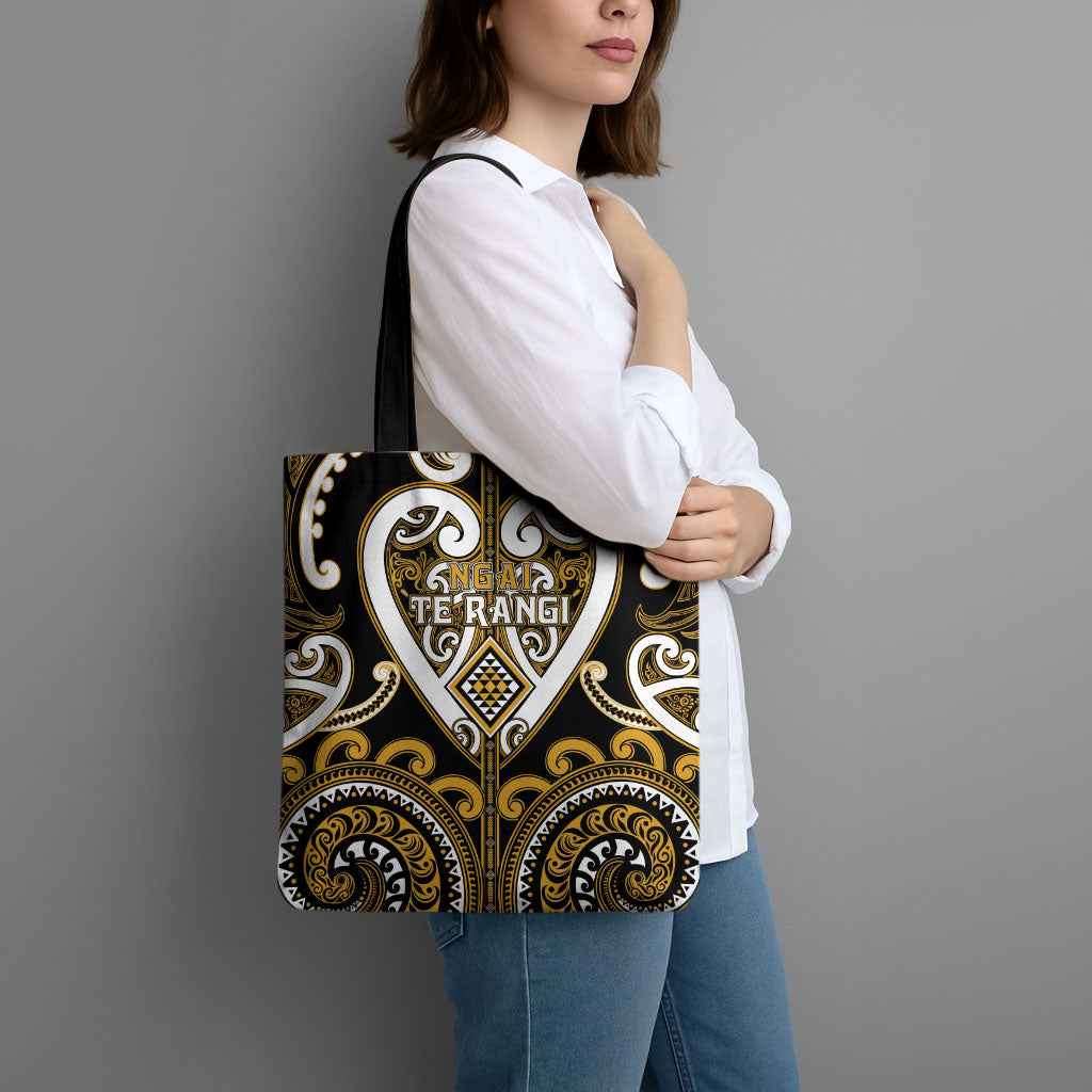 Aotearoa Ngai Te Rangi Tote Bag Maori Tribal Pattern