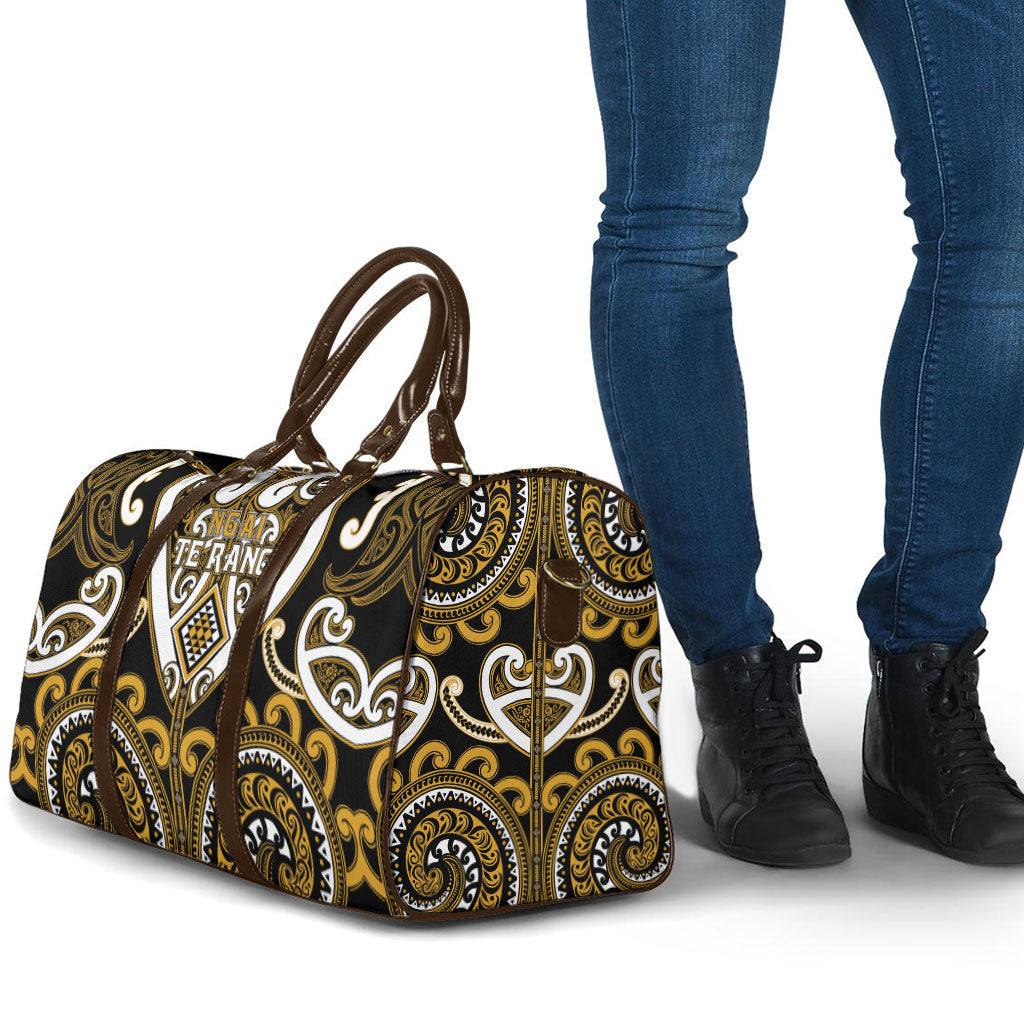 Aotearoa Ngai Te Rangi Travel Bag Maori Tribal Pattern