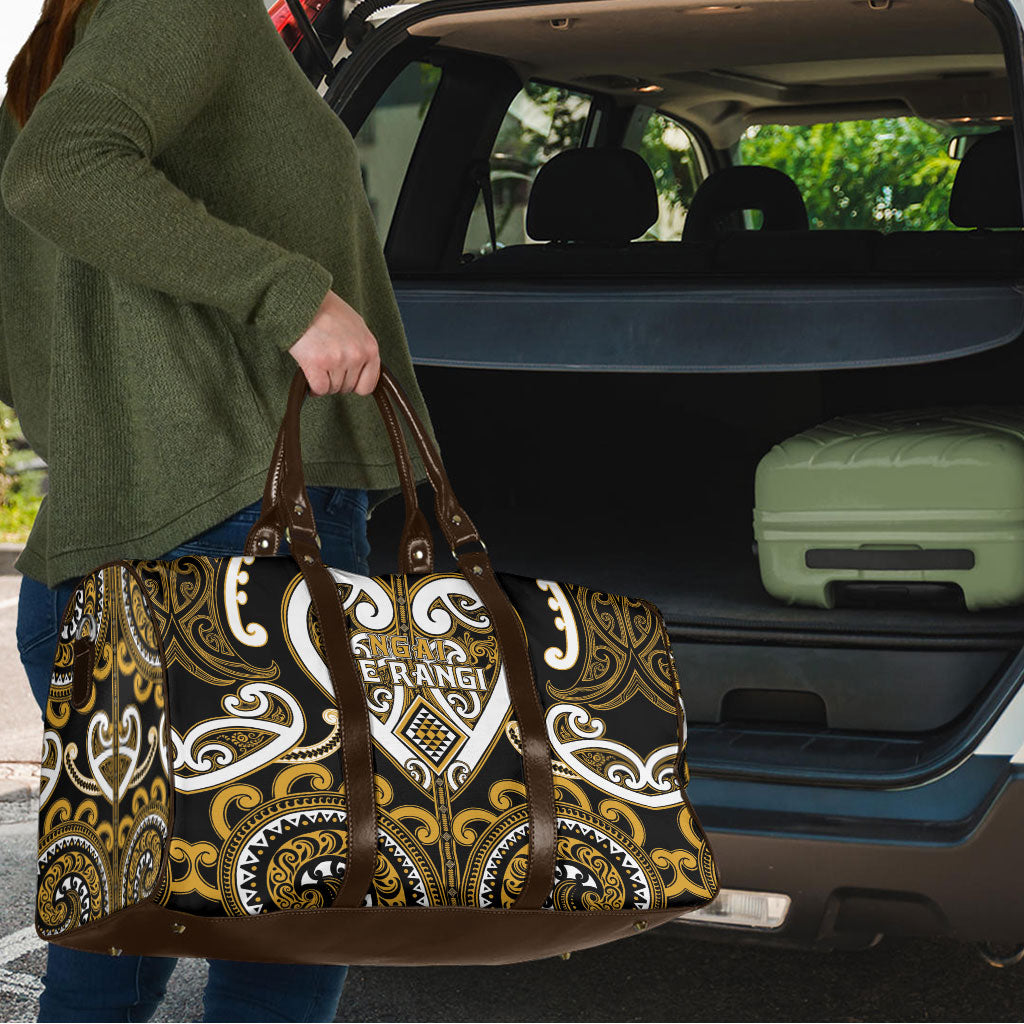 Aotearoa Ngai Te Rangi Travel Bag Maori Tribal Pattern