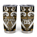 Custom Aotearoa Ngai Te Rangi Tumbler Cup Maori Tribal Pattern