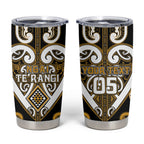 Custom Aotearoa Ngai Te Rangi Tumbler Cup Maori Tribal Pattern