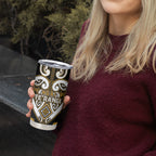 Custom Aotearoa Ngai Te Rangi Tumbler Cup Maori Tribal Pattern