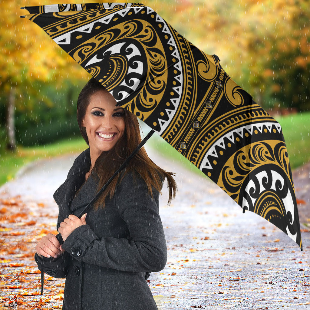 Aotearoa Ngai Te Rangi Umbrella Maori Tribal Pattern