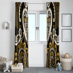 Aotearoa Ngai Te Rangi Window Curtain Maori Tribal Pattern