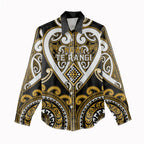Custom Aotearoa Ngai Te Rangi Women Casual Shirt Maori Tribal Pattern
