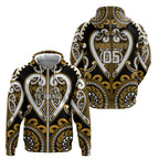 Custom Aotearoa Ngai Te Rangi Zip Hoodie Maori Tribal Pattern