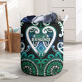 Aotearoa Ngati Ranginui Laundry Basket Maori Tribal Pattern