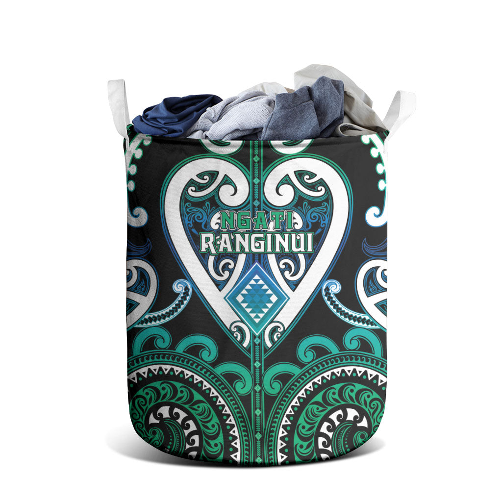 Aotearoa Ngati Ranginui Laundry Basket Maori Tribal Pattern