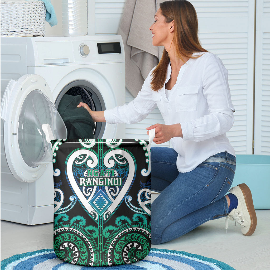 Aotearoa Ngati Ranginui Laundry Basket Maori Tribal Pattern