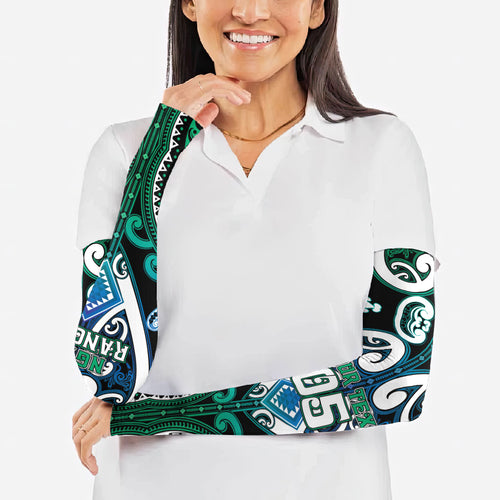 Custom Aotearoa Ngati Ranginui Arm Sleeves Maori Tribal Pattern