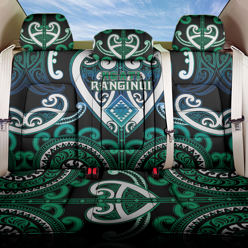 Aotearoa Ngati Ranginui Back Car Seat Cover Maori Tribal Pattern