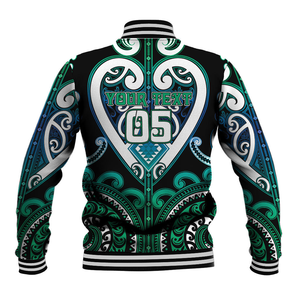 Custom Aotearoa Ngati Ranginui Baseball Jacket Maori Tribal Pattern