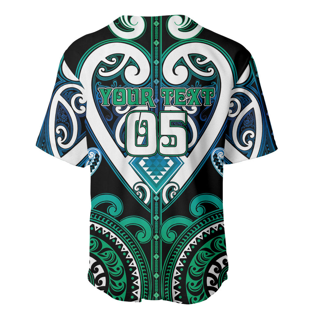 Custom Aotearoa Ngati Ranginui Baseball Jersey Maori Tribal Pattern