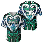 Custom Aotearoa Ngati Ranginui Baseball Jersey Maori Tribal Pattern