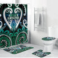 Aotearoa Ngati Ranginui Bathroom Set Maori Tribal Pattern