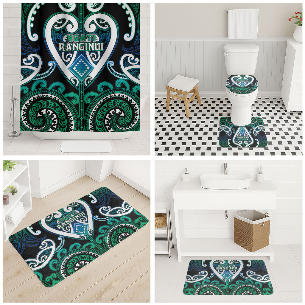 Aotearoa Ngati Ranginui Bathroom Set Maori Tribal Pattern