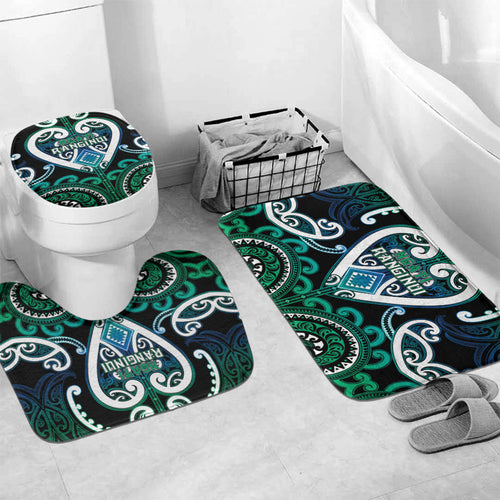 Aotearoa Ngati Ranginui Bathroom Set Maori Tribal Pattern