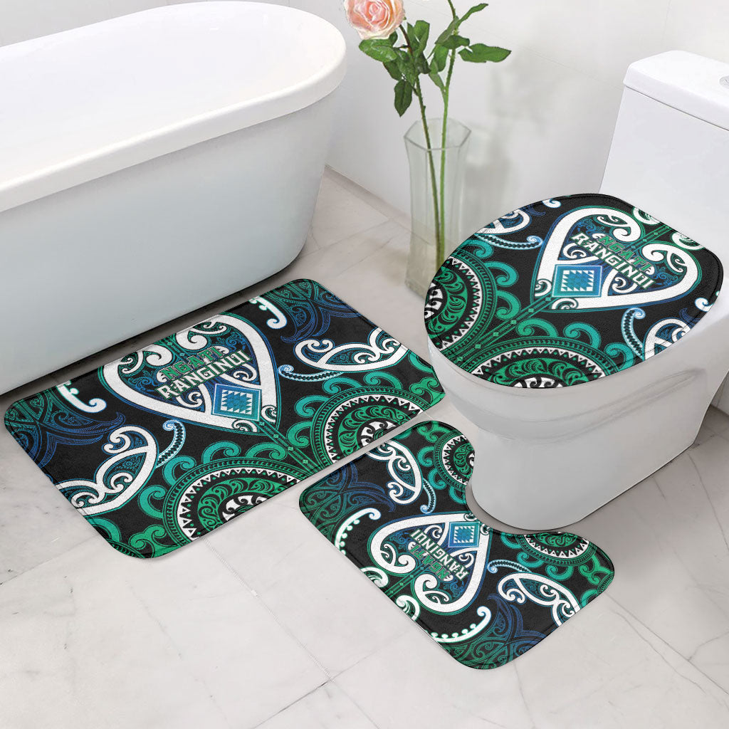 Aotearoa Ngati Ranginui Bathroom Set Maori Tribal Pattern